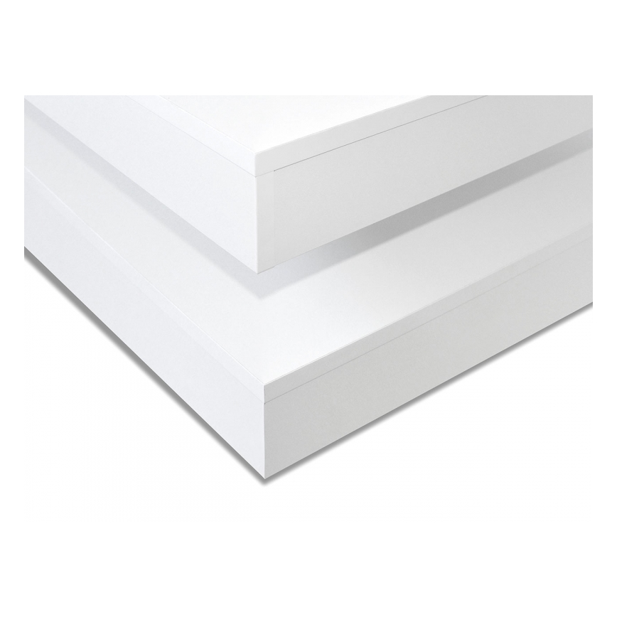 Soffbord NENANI 34x70 cm vit/ek wotan
