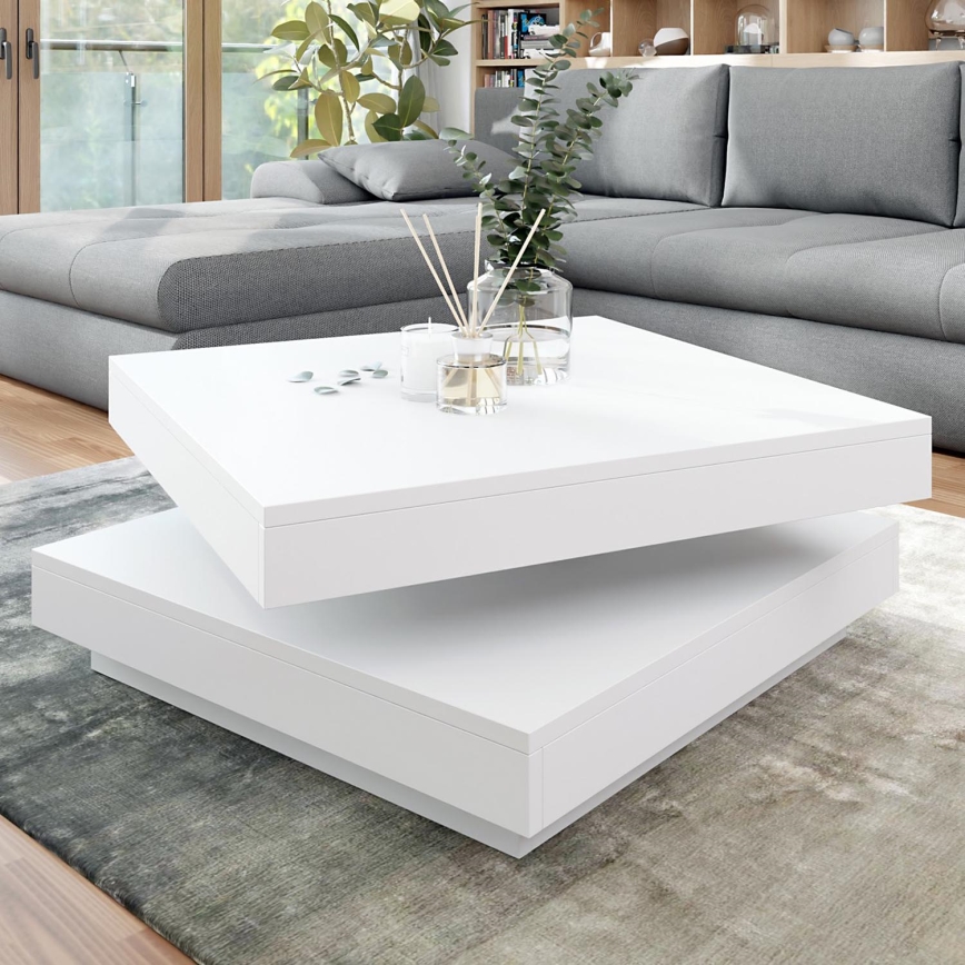 Soffbord NENANI 34x70 cm vit