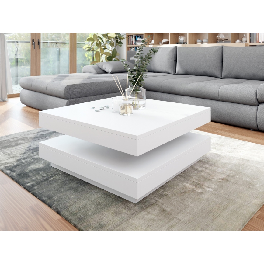 Soffbord NENANI 34x70 cm vit