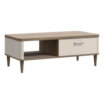 Soffbord NOR brun/beige