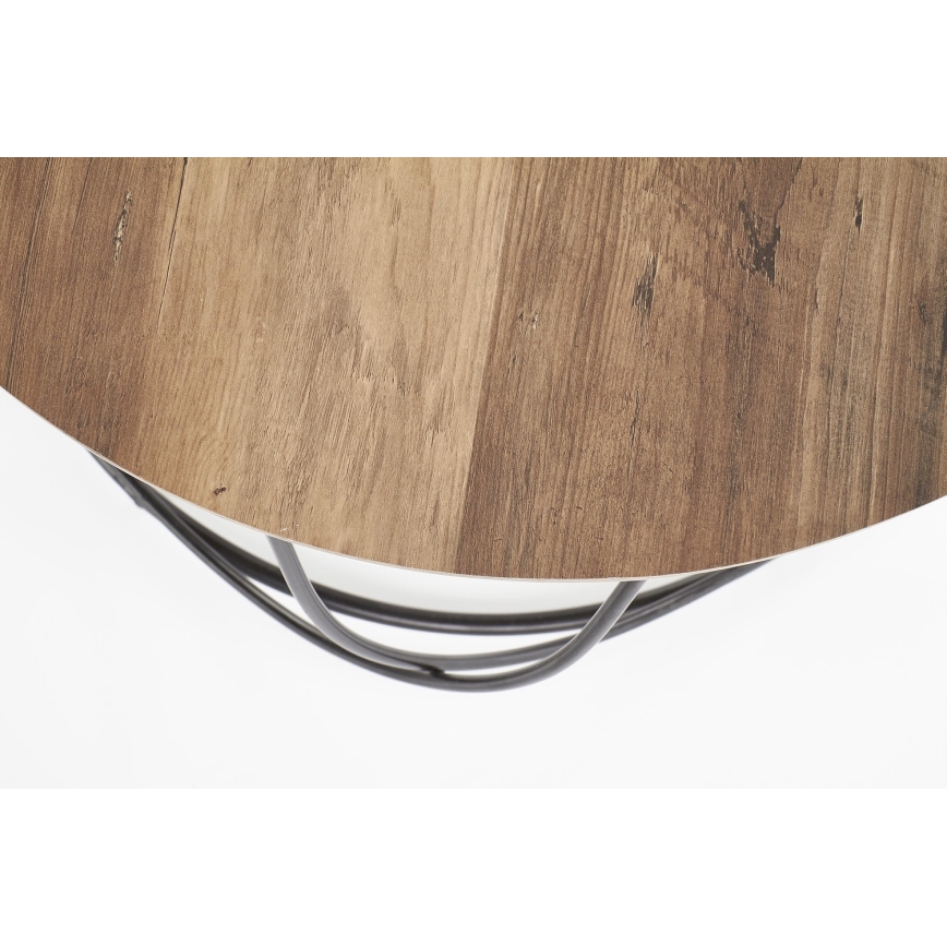 Soffbord NUBIRA 41x60 cm svart/brun