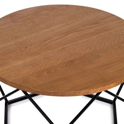 Soffbord OAKLOFT 40x70 cm svart/ek
