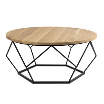 Soffbord OAKLOFT 41,5x90 cm svart/ek