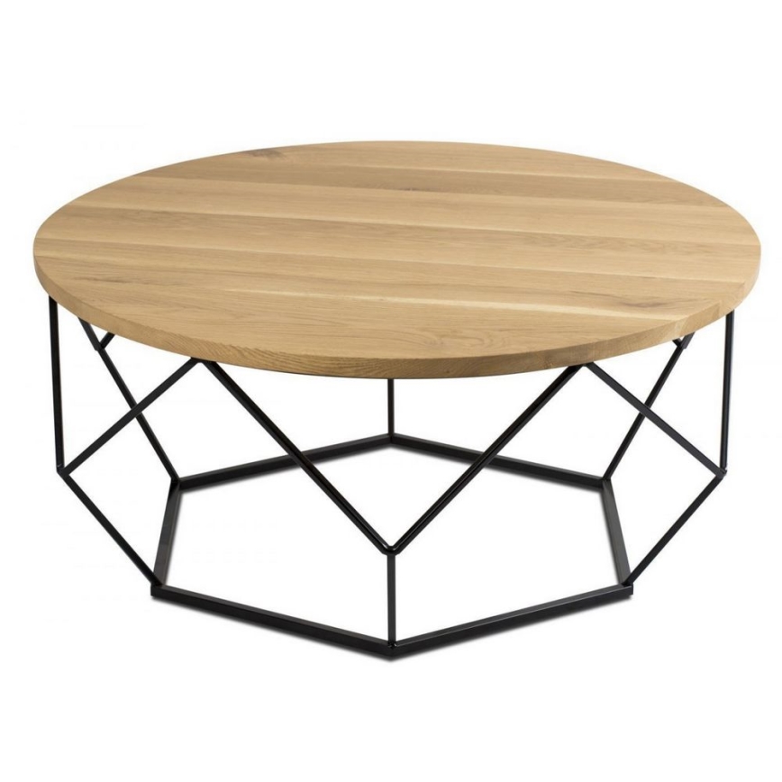 Soffbord OAKLOFT 41,5x90 cm svart/ek