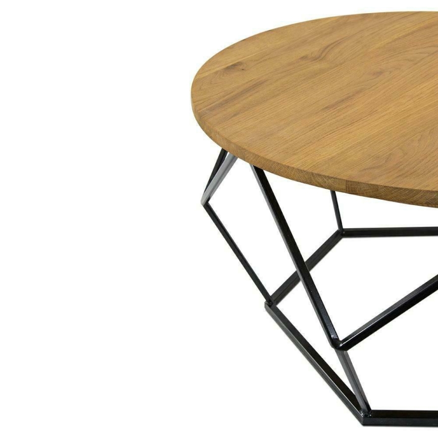 Soffbord OAKLOFT 41,5x90 cm svart/ek