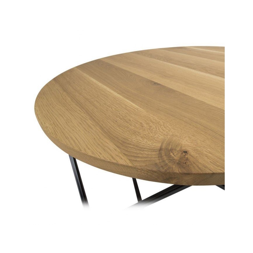 Soffbord OAKLOFT 41,5x90 cm svart/ek