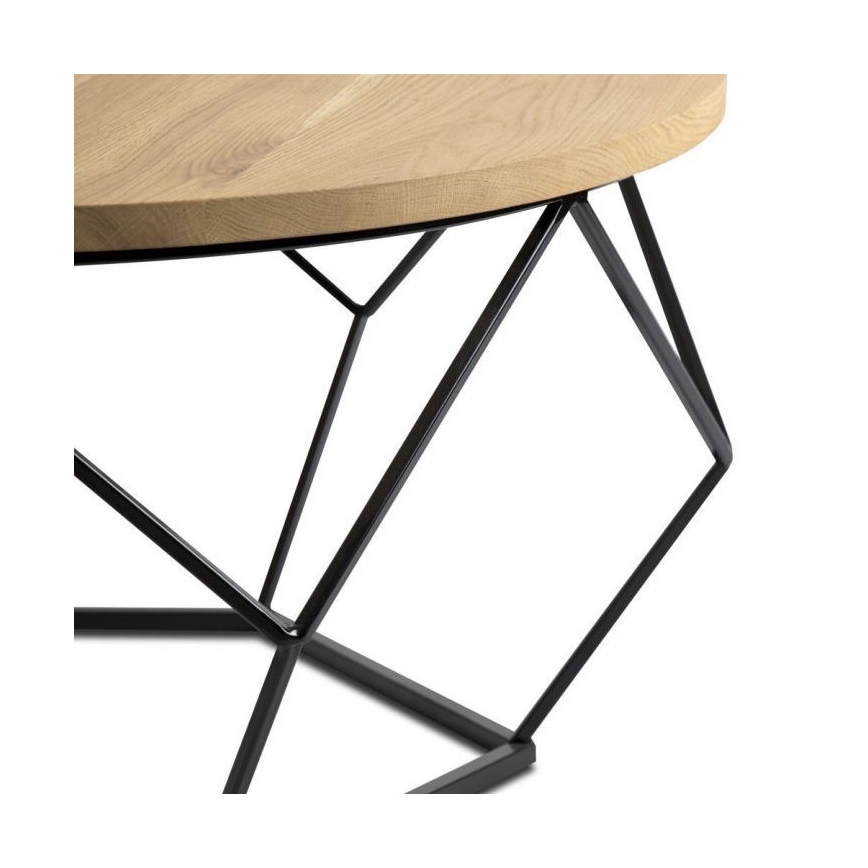 Soffbord OAKLOFT 41,5x90 cm svart/ek