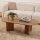 Soffbord OVAL 60x120 cm brun