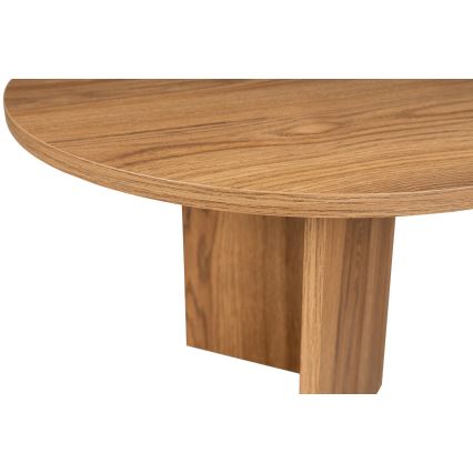 Soffbord OVAL 60x120 cm brun