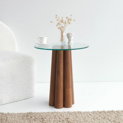 Soffbord PIANETA 50x45 cm tall/genomskinlig