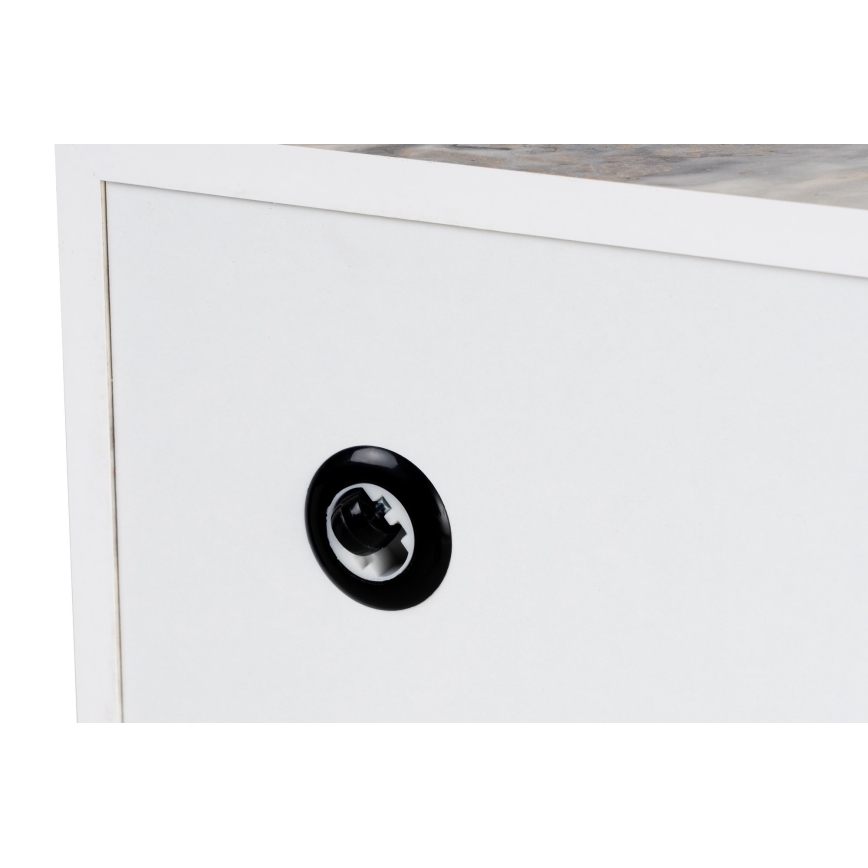 Soffbord PRIZMA 35x90 cm marmordekor