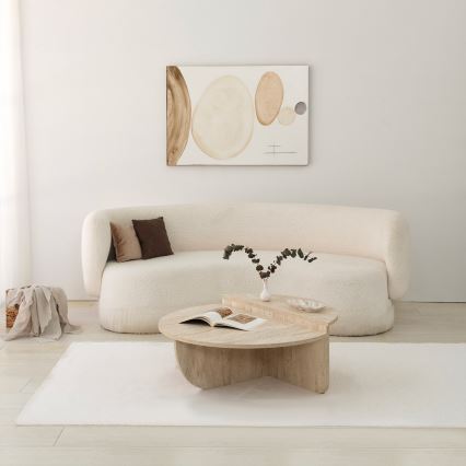 Soffbord REST, marmordekor, beige