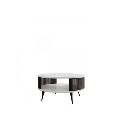 Soffbord ROENNI 44x75 cm svart/vit
