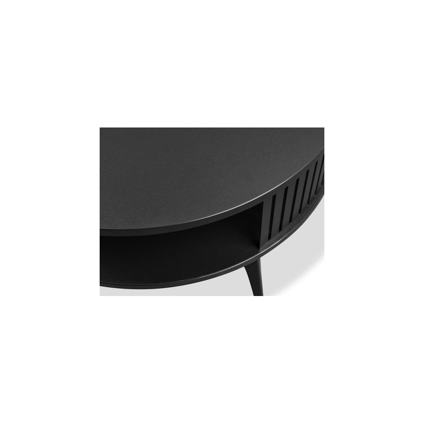 Soffbord ROENNI 44x75 cm svart/vit