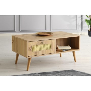 Soffbord SIDYMA 45x97 cm brun