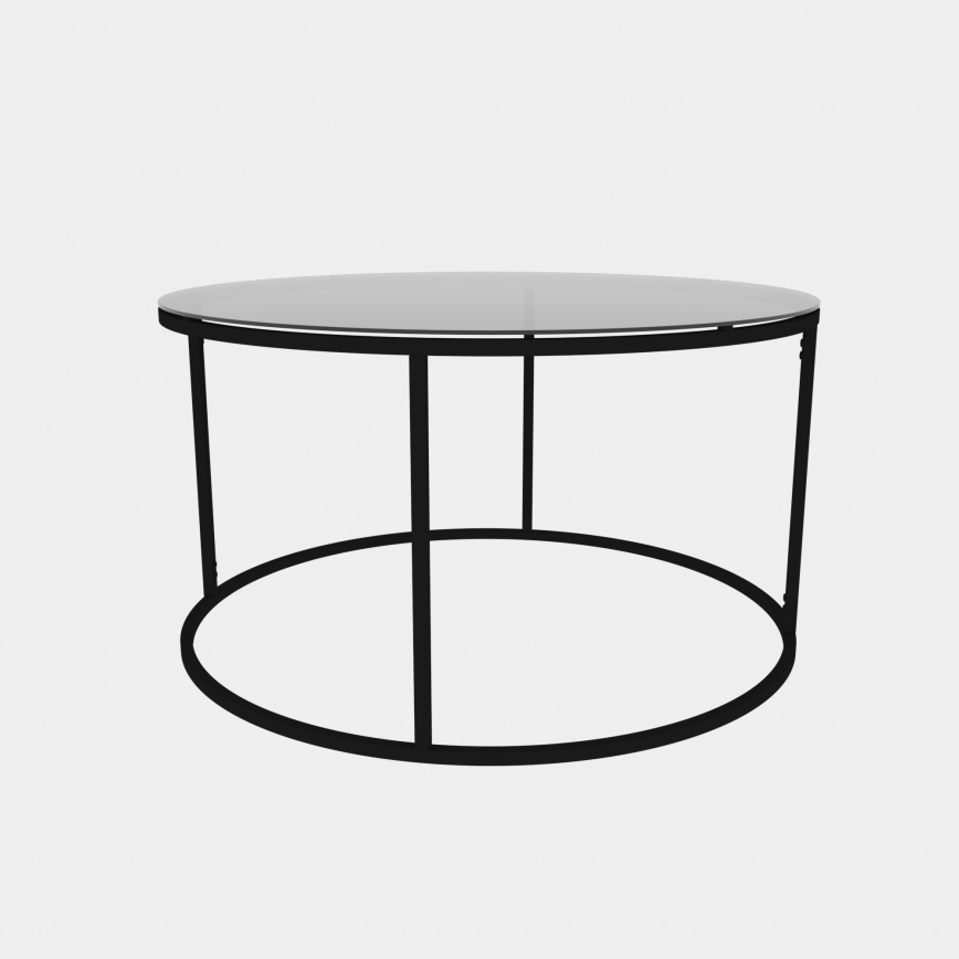 Soffbord STARTIS 60x44,8 cm svart