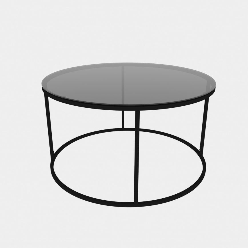 Soffbord STARTIS 60x44,8 cm svart