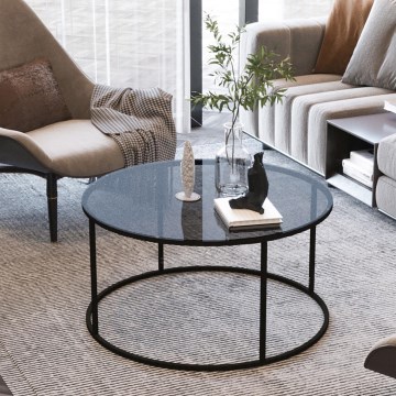 Soffbord STARTIS 80x45 cm svart