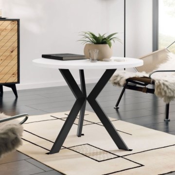 Soffbord STK 50x65 cm svart/vit