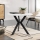 Soffbord STK 50x65 cm svart/vit