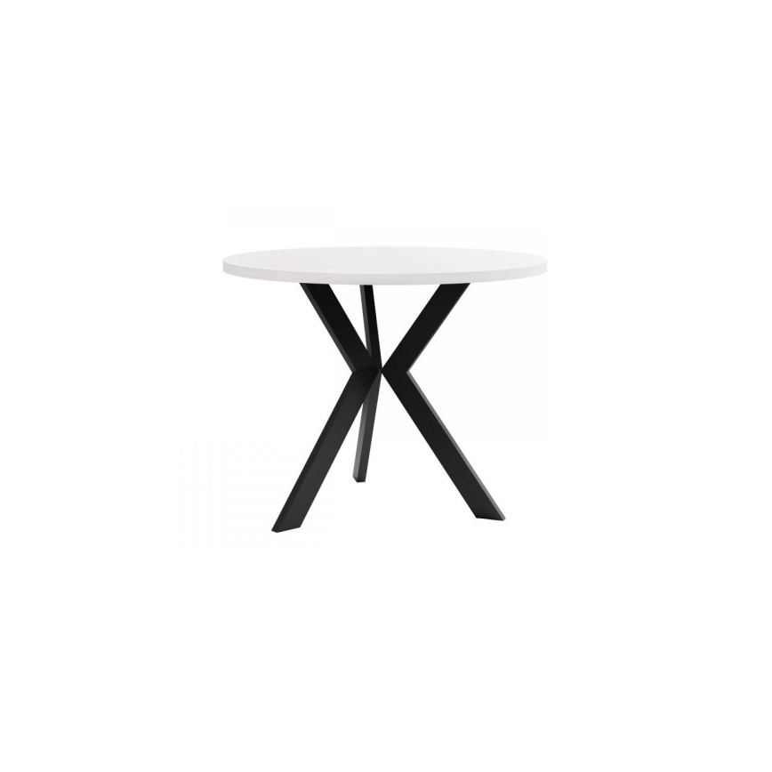 Soffbord STK 50x65 cm svart/vit