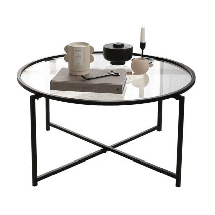 Soffbord SUN 40x83 cm svart