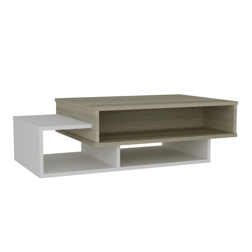 Soffbord TAB 32x105 cm beige/vit