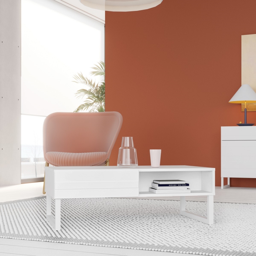 Soffbord TARO vit