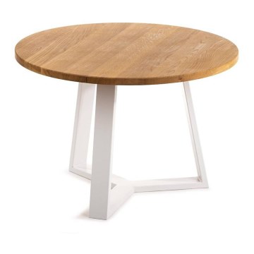 Soffbord TRILEG 48x70 cm vit/ek