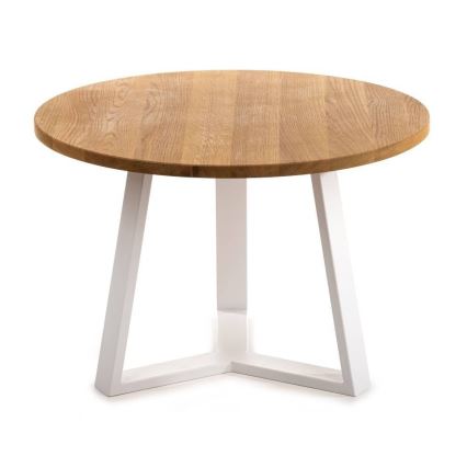 Soffbord TRILEG 48x70 cm vit/ek