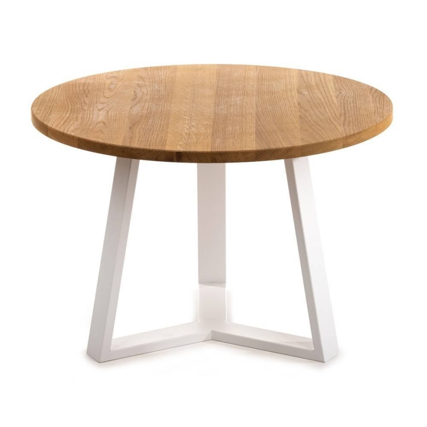 Soffbord TRILEG 48x70 cm vit/ek