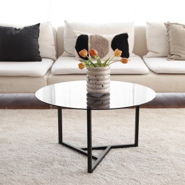 Soffbord TRIO 42x75 cm svart
