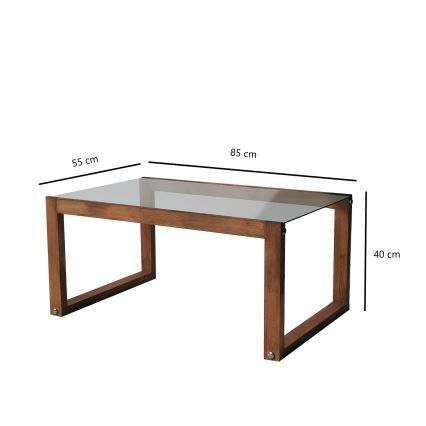 Soffbord VIA 40x85 cm furu