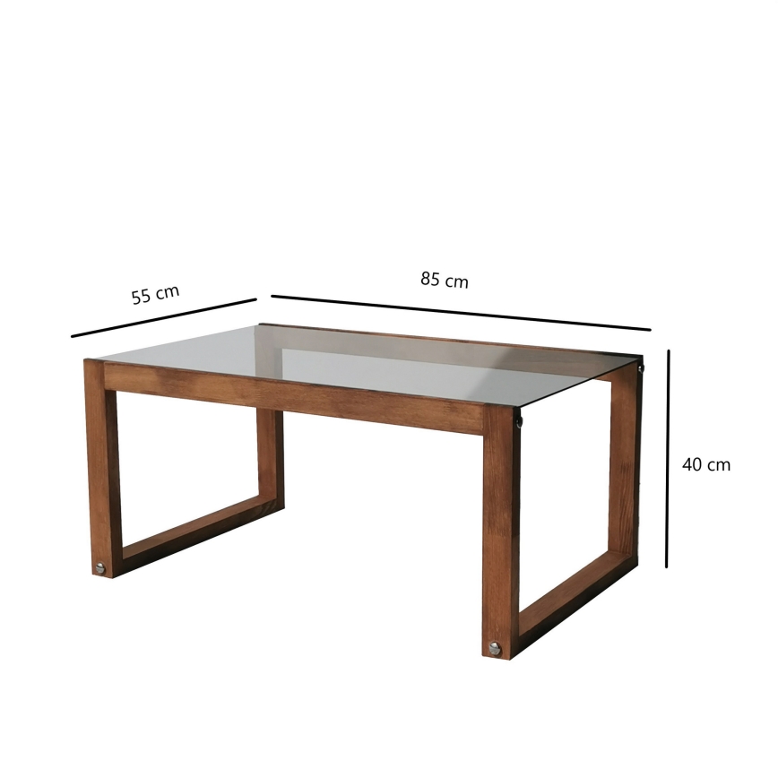 Soffbord VIA 40x85 cm furu