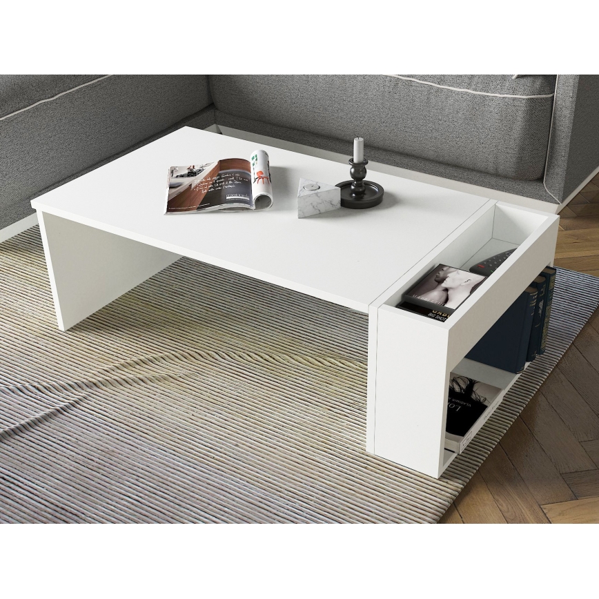 Soffbord VIEW 34x95 cm vit