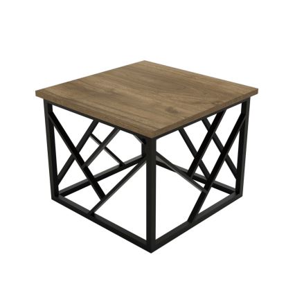 Soffbord WODA 42x53 cm brun/svart