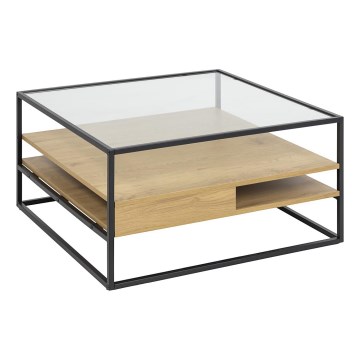 Soffbord ZEIN ek/svart