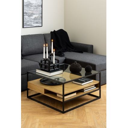 Soffbord ZEIN ek/svart