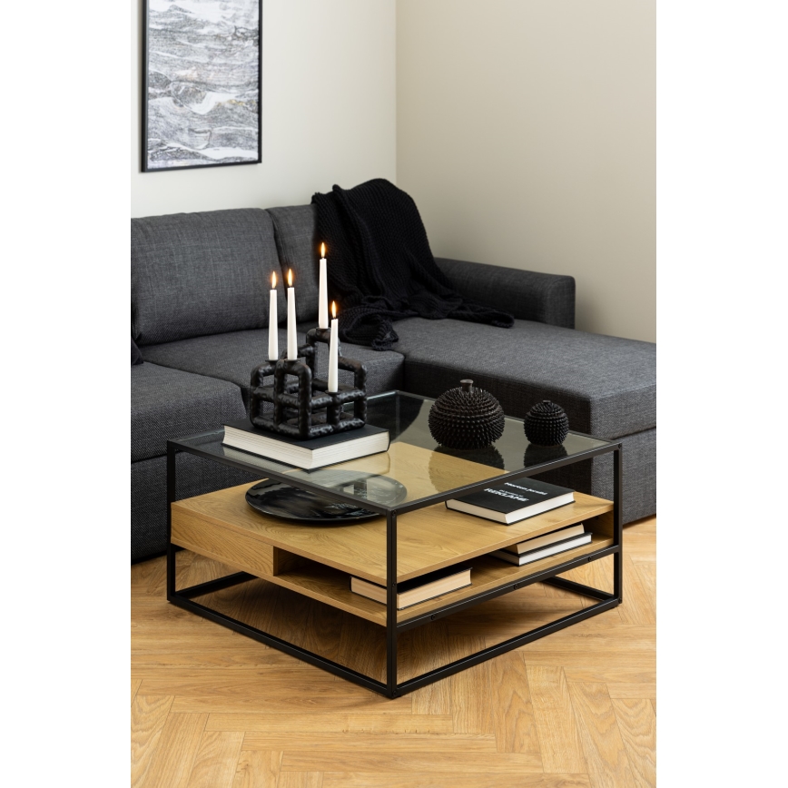 Soffbord ZEIN ek/svart