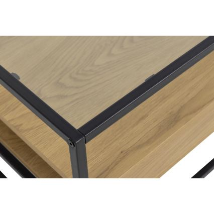 Soffbord ZEIN ek/svart