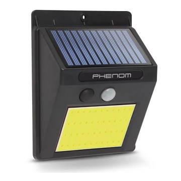 sol vägglampa med sensor  LED/3W/5,5V IP55