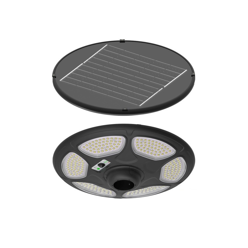 Solcellsgatubelys med LED och sensor SOLSUMI LED/25W/3,2V IP54 25000 mAh + fjärrkontroll