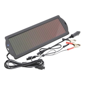 Solcellsladdare för bilbatteri 1,8W/12V