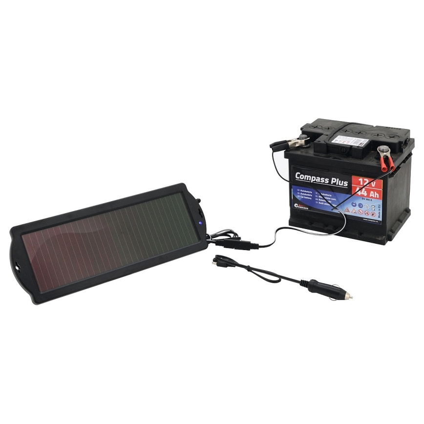 Solcellsladdare för bilbatteri 1,8W/12V