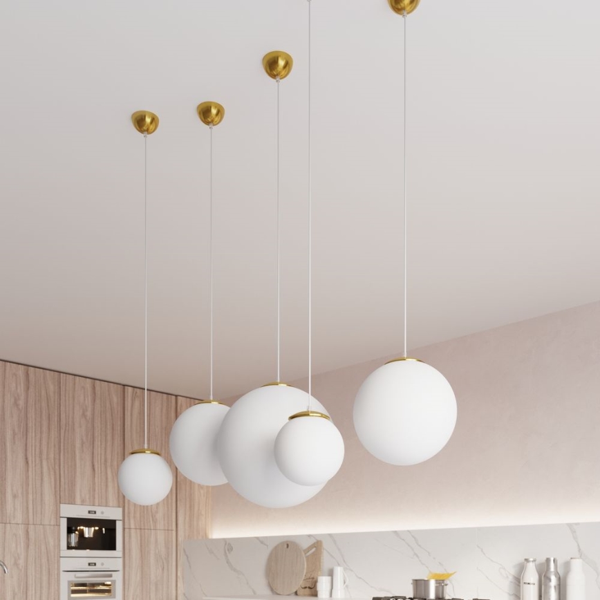 Ljusskrona med upphängningsrem  TOYA 1xE27/60W/230V diameter  20 cm