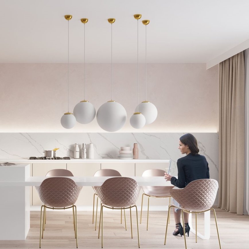 Ljusskrona med upphängningsrem  TOYA 1xE27/60W/230V diameter  20 cm