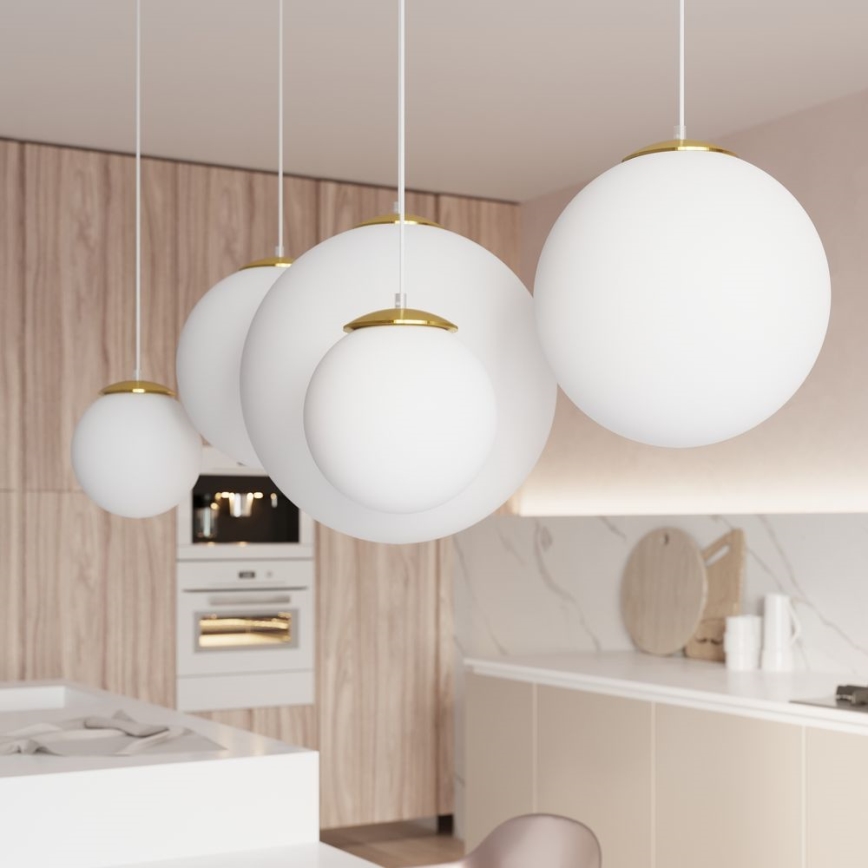 Ljusskrona med upphängningsrem  TOYA 1xE27/60W/230V diameter  20 cm