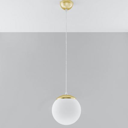 Ljusskrona med upphängningsrem  TOYA 1xE27/60W/230V diameter  20 cm