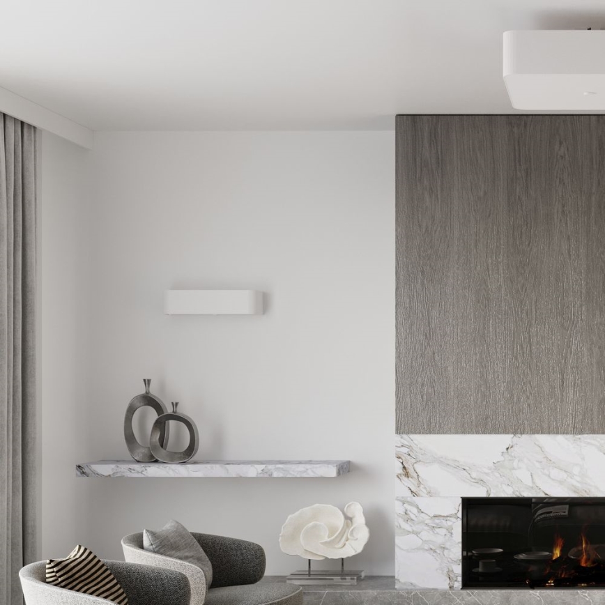Vägglampa  LOKKO 2xE14/60W/230V vit