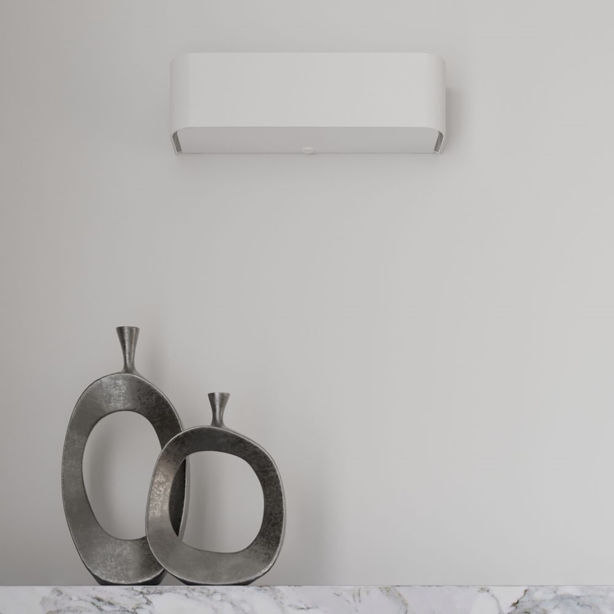 Vägglampa  LOKKO 2xE14/60W/230V vit